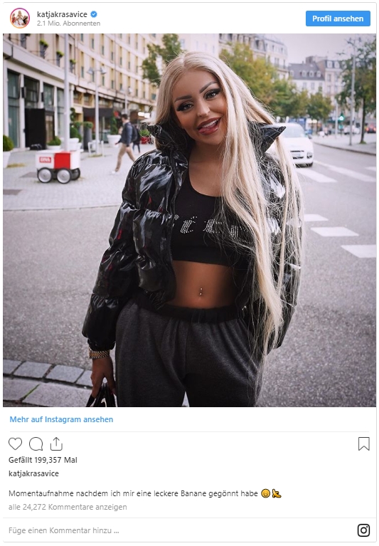 Nackt katja instagramm krasavice Katja Krasavice