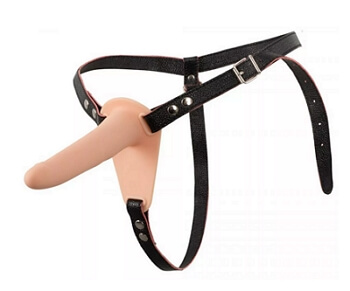 Strap-on mit vibrierendem Dildo