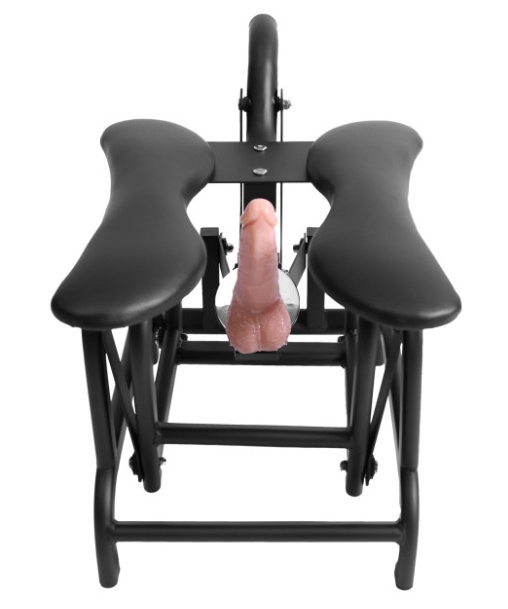 Mit realistischem Dildo
Spaß alleine oder zu zweit
Vaginale oder anale Stimulation
Bequeme Sitzpolsterung
